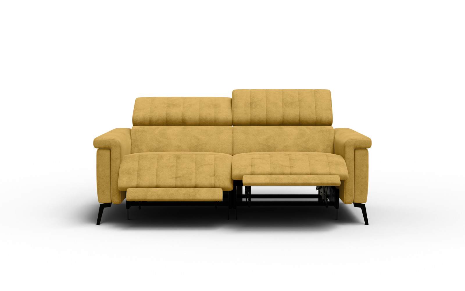 Relaxsofa 3-Sitzer NORDEL, senfgelb