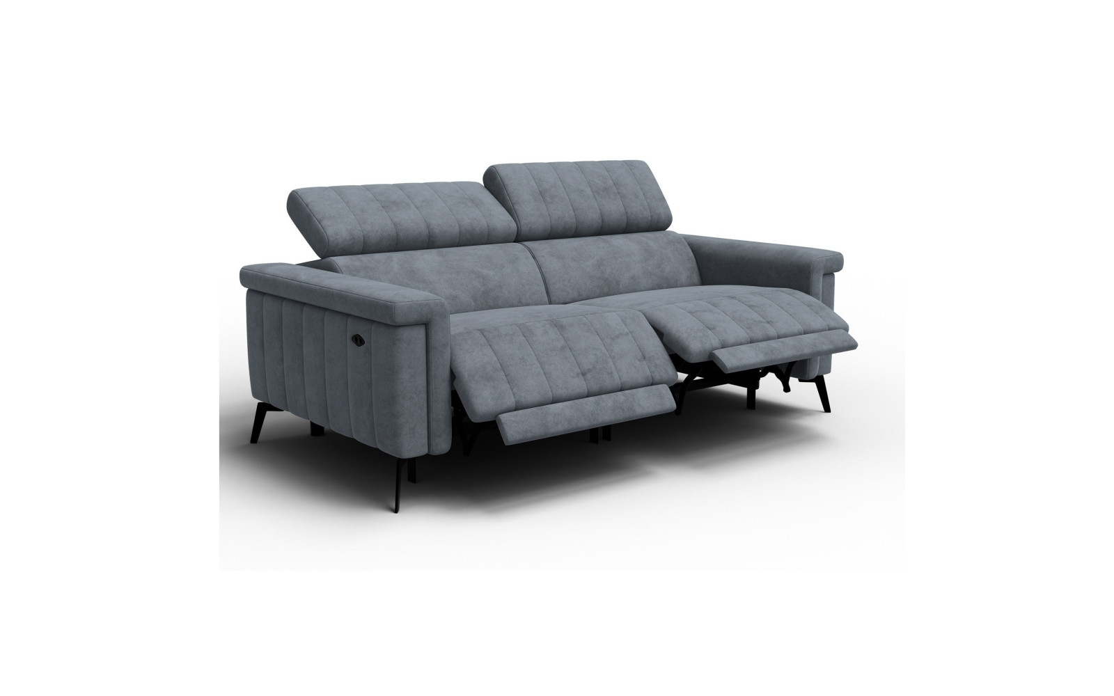 Relaxsofa 3-Sitzer NORDEL, dunkelgrau