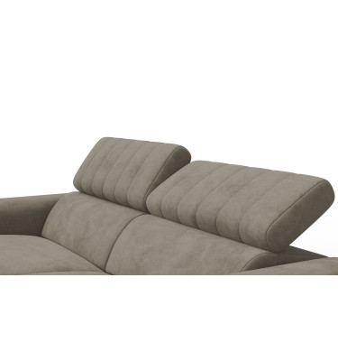 Relaxsofa 3-Sitzer NORDEL, dunkles beige
