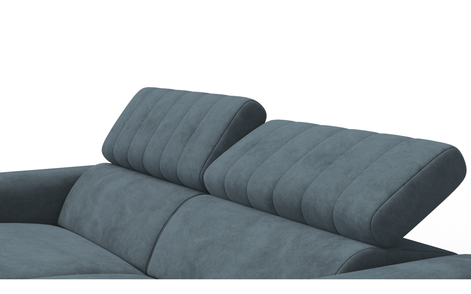 Relaxsofa 3-Sitzer NORDEL, blaugrau
