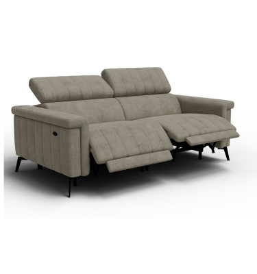 Relaxsofa 3-Sitzer NORDEL, dunkles beige