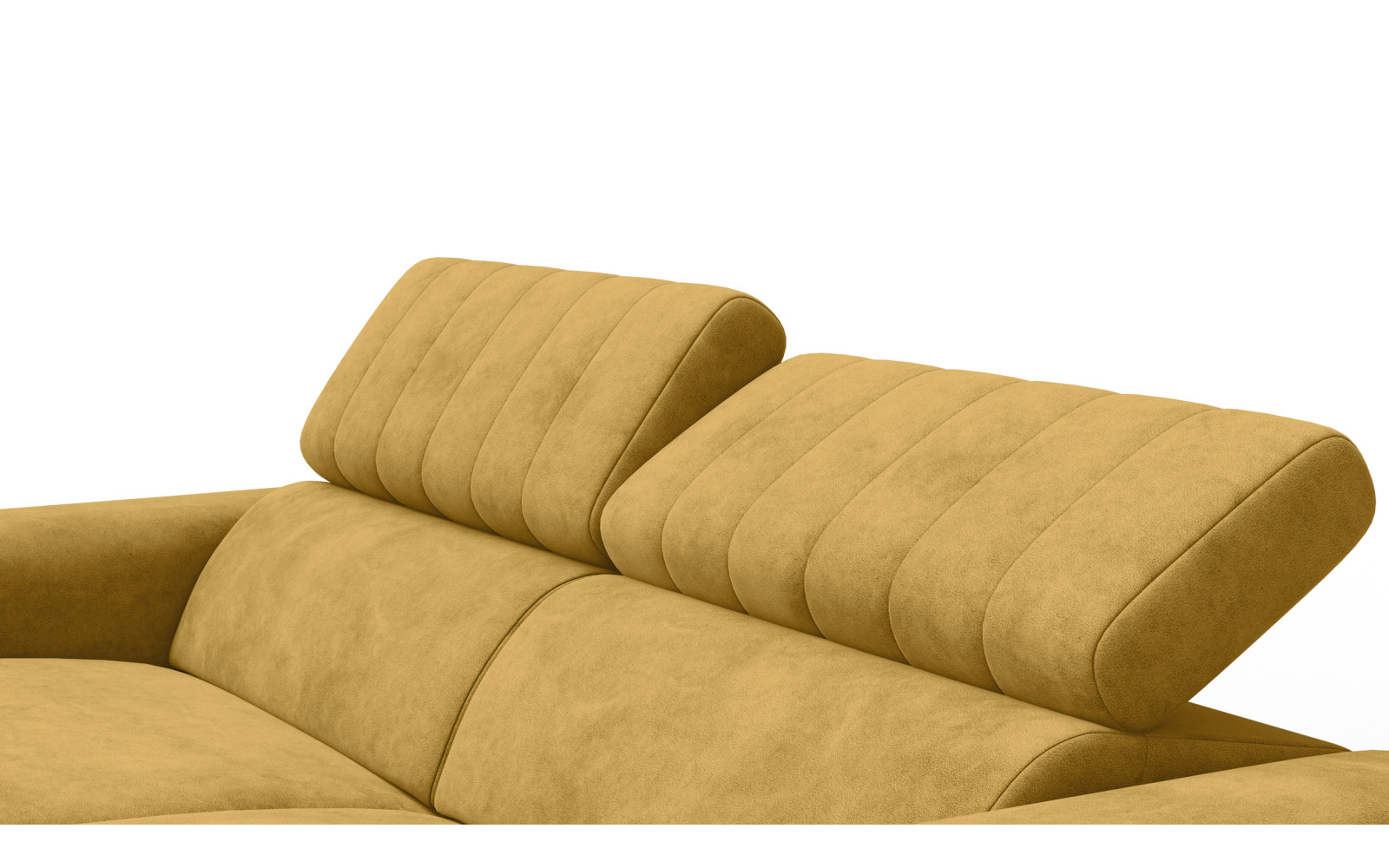 Relaxsofa 3-Sitzer NORDEL, senfgelb