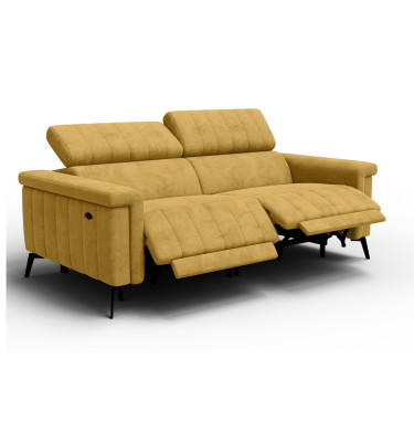 Relaxsofa 3-Sitzer NORDEL, senfgelb