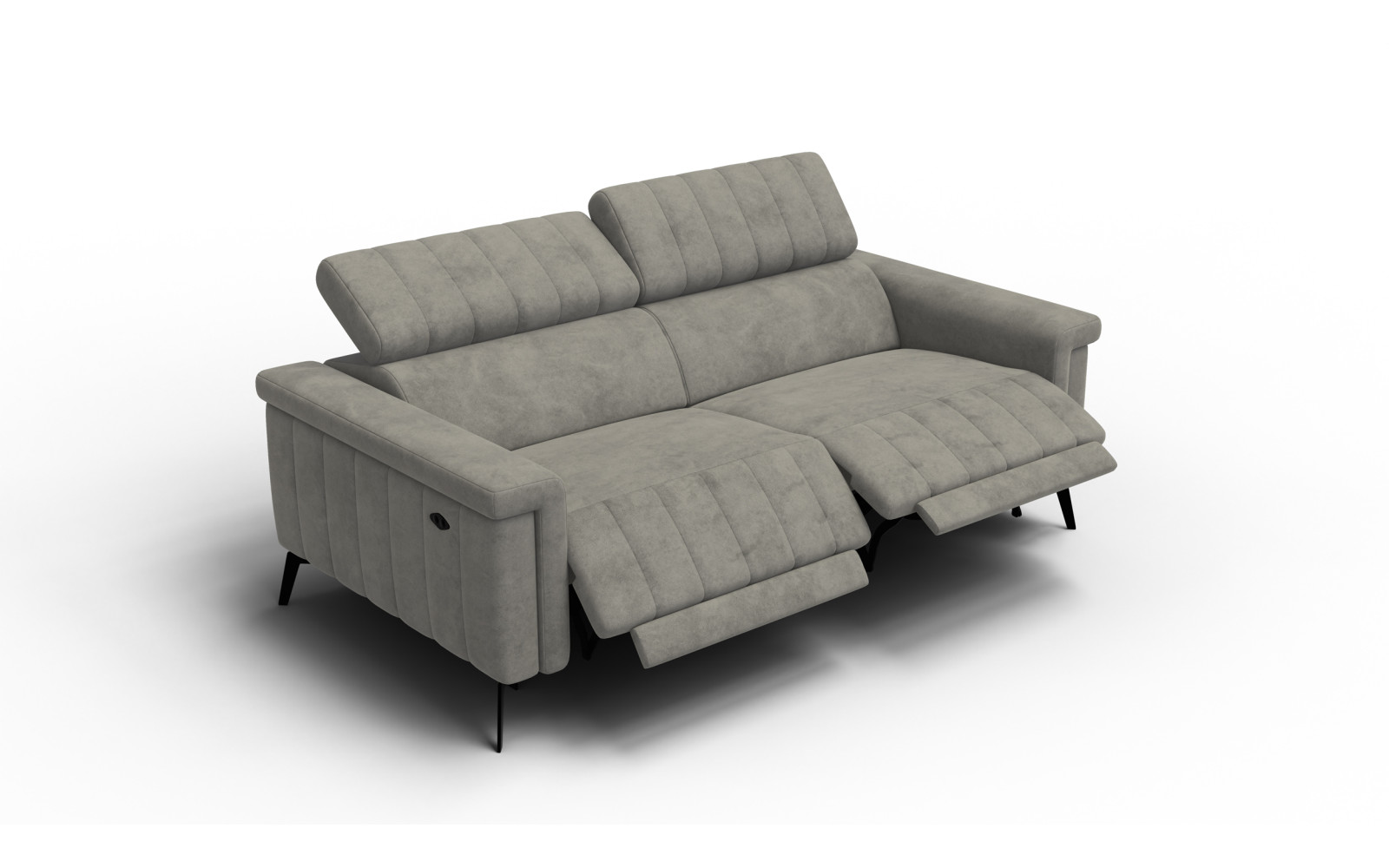 Relaxsofa 3-Sitzer NORDEL, taupe