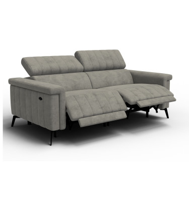 Relaxsofa 3-Sitzer NORDEL, taupe
