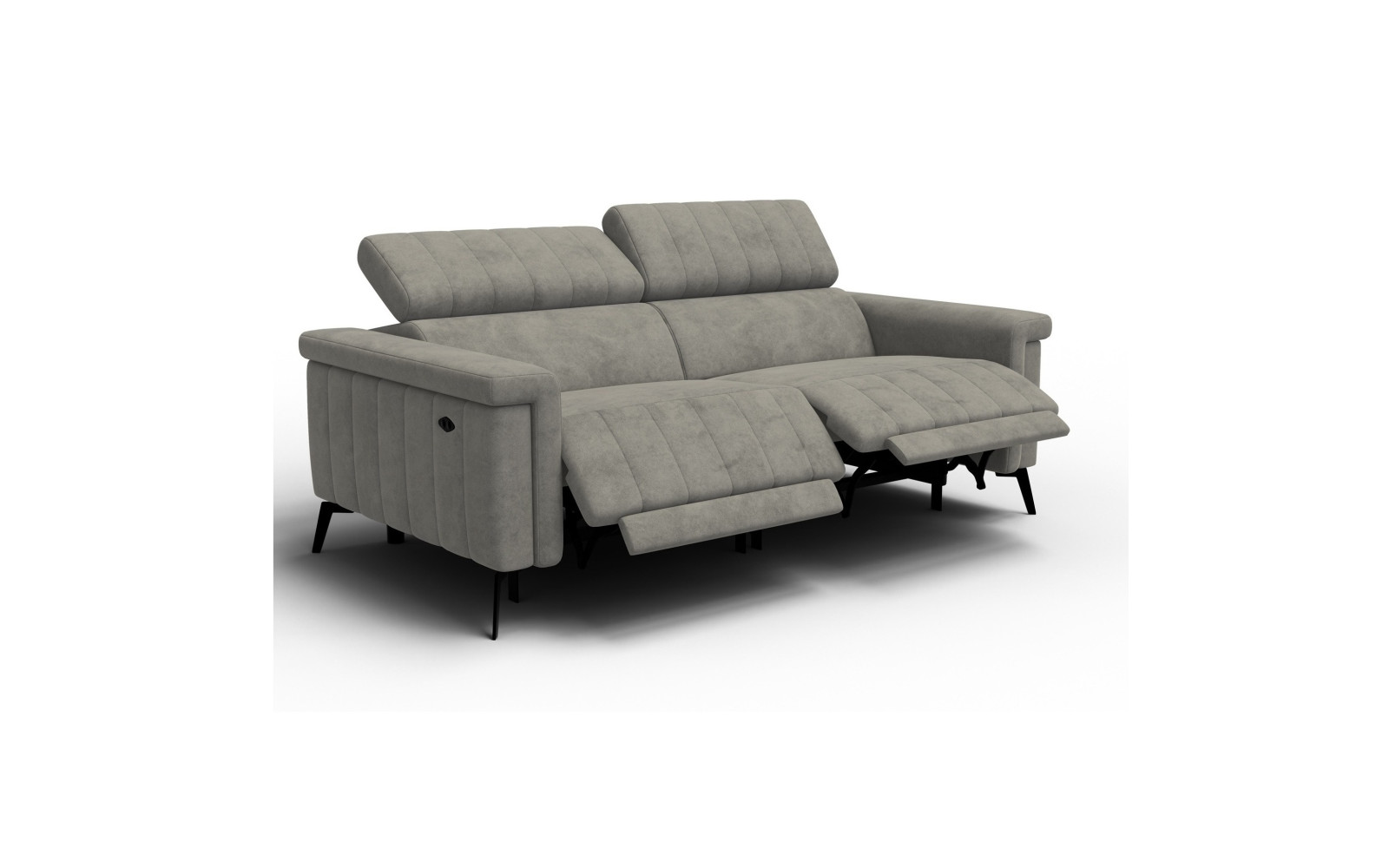 Relaxsofa 3-Sitzer NORDEL, taupe