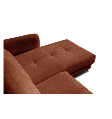 SVEN Ecksofa 3-Sitzer rechts, 1 relax XL, verstellbare Kopfstützen, rot