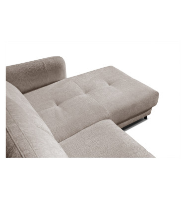 SVEN Ecksofa 3-Sitzer rechts, 1 relax XL, verstellbare Kopfstützen, beige