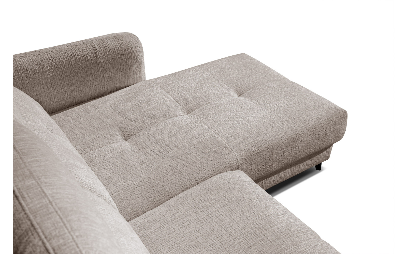 SVEN Ecksofa 3-Sitzer rechts, 1 relax XL, verstellbare Kopfstützen, beige
