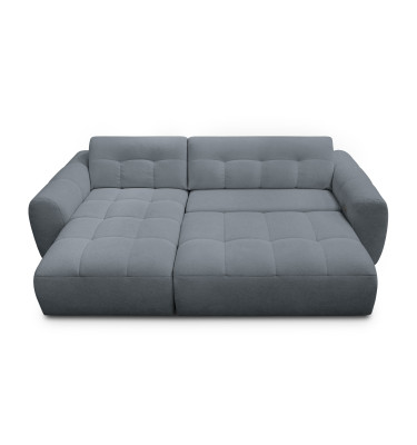 Ecksofa 4-Sitzer links LUMERO, graphitfarben