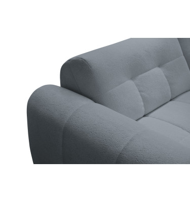 Ecksofa 4-Sitzer links LUMERO, graphitfarben