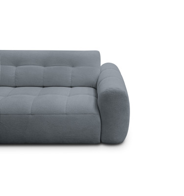 Ecksofa 4-Sitzer links LUMERO, graphitfarben