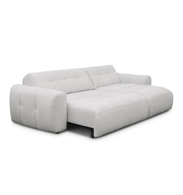Ecksofa 4-Sitzer rechts LUMERO, hellgrau