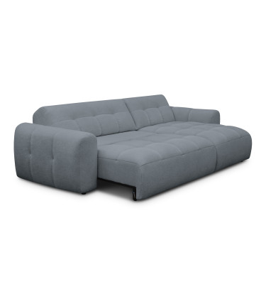 Ecksofa 4-Sitzer rechts LUMERO, graphitfarben