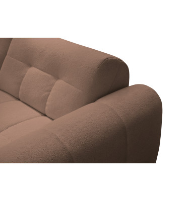 Ecksofa 4-Sitzer rechts LUMERO, braun