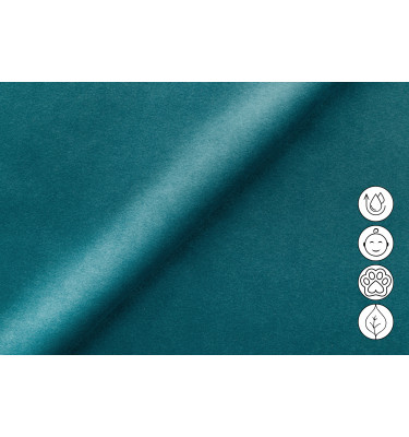 Ecksofa Relax 4-Sitzer rechts FIERO, Minter Veloursstoff