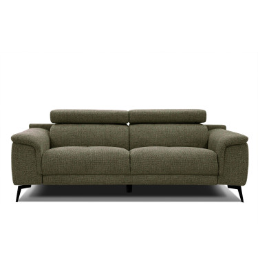 Outlet Sofa XXL 3-Sitzer mit verstellbaren Kopfstützen FIERO