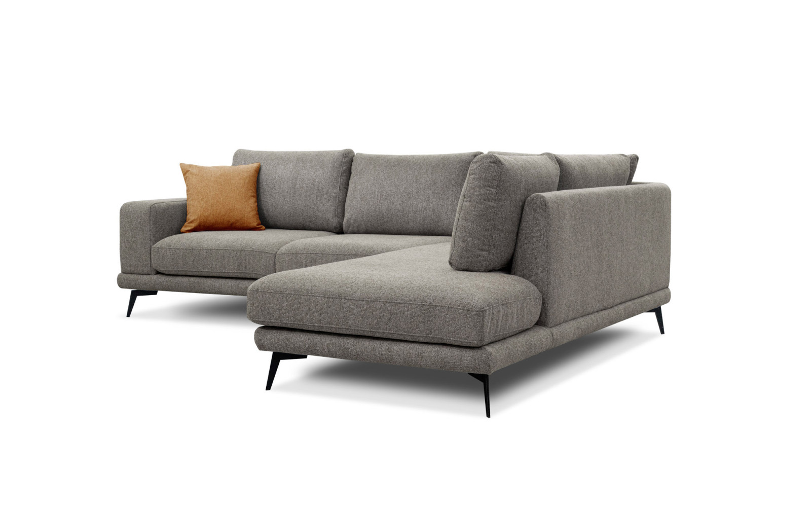 Outlet Ecksofa rechts 5-Sitzer MEDIOLANE